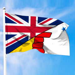 Canada Flag Of Nunavut Flag With United Kingdom Flag