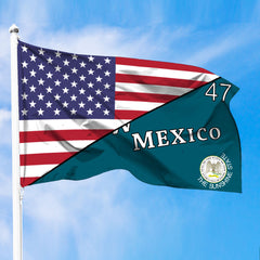 Flag Of New Mexico 1912 1925 Flag With American Flag