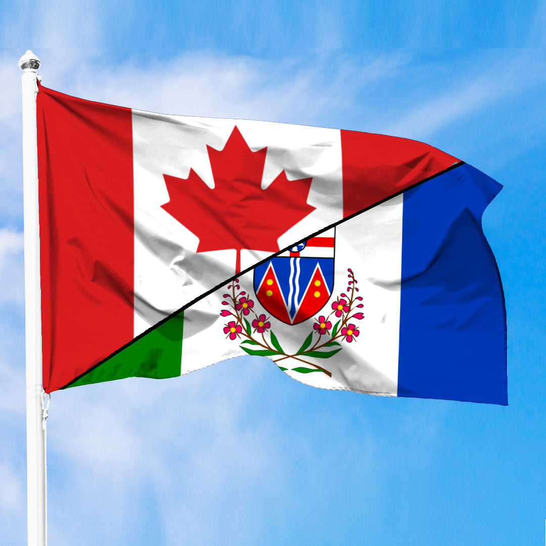 Canada Flag Of Yukon Flag With Canada Flag