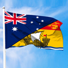 Canada Flag Of New Brunswick Flag With Australia Flag