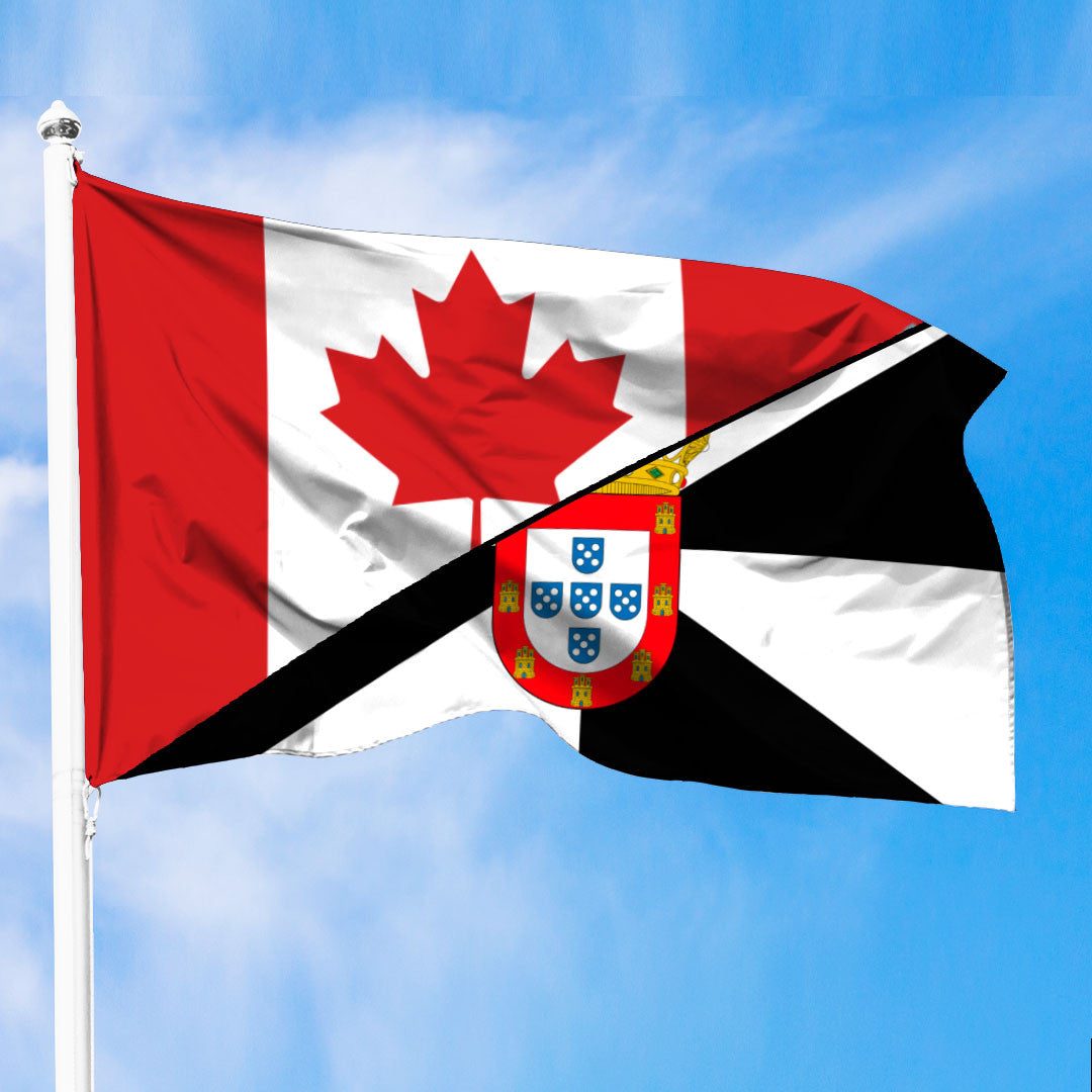 Ceuta Flag With Canada Flag