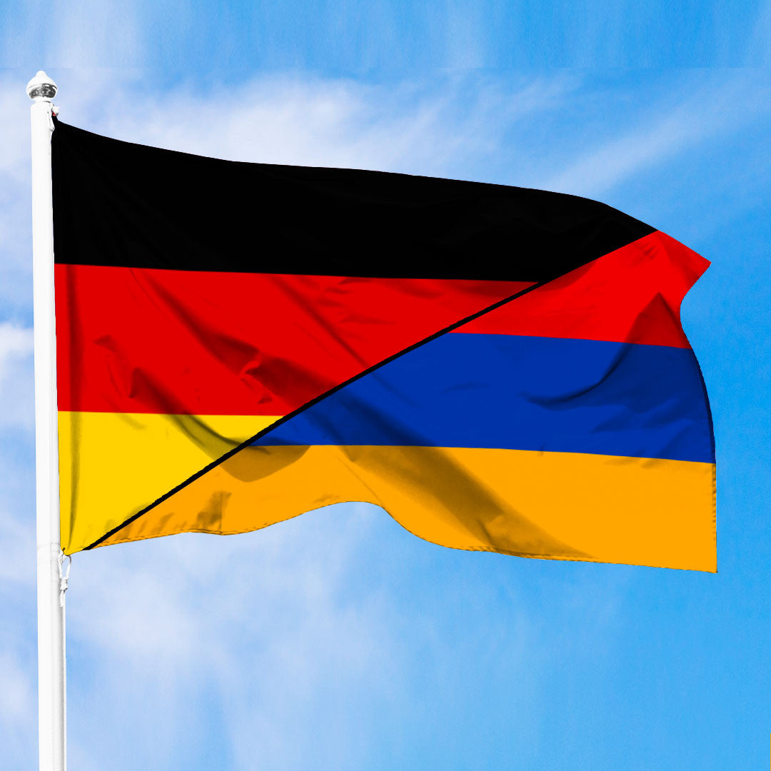 Armenia Flag With Germany Flag