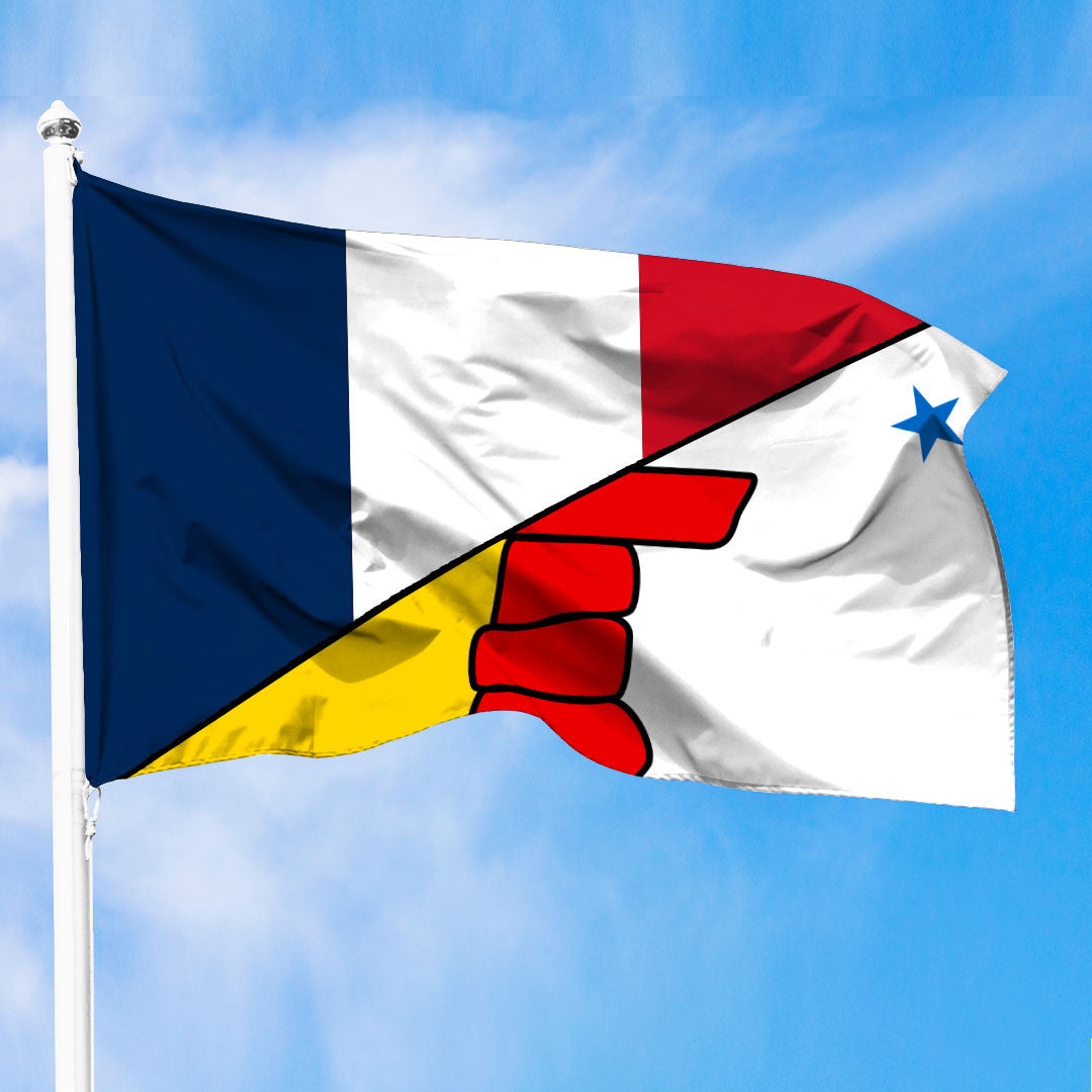 Canada Flag Of Nunavut Flag With France Flag