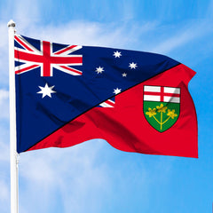 Canada Flag Of Ontario Flag With Australia Flag