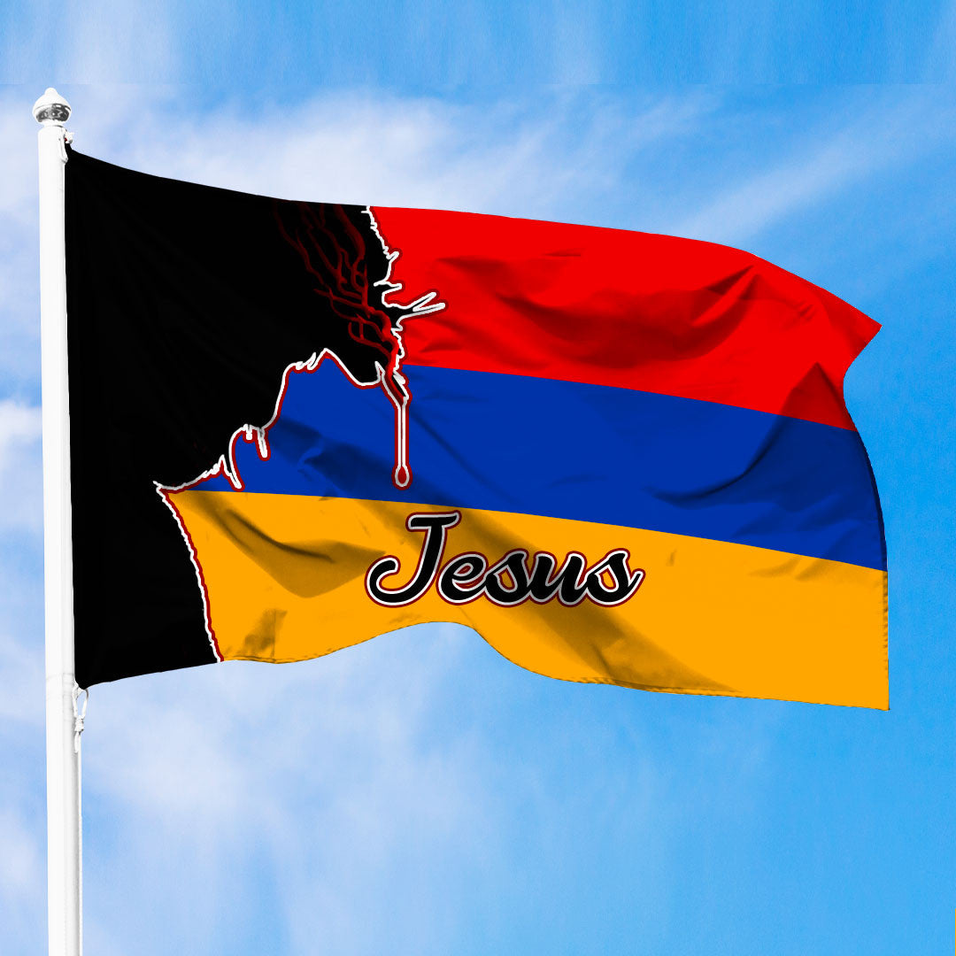 Armenia Jesus Premium Flag