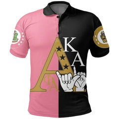 Alpha Phi Alpha AKA Couple Polo Shirt