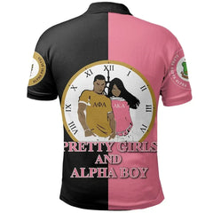 Alpha Phi Alpha AKA Couple Polo Shirt