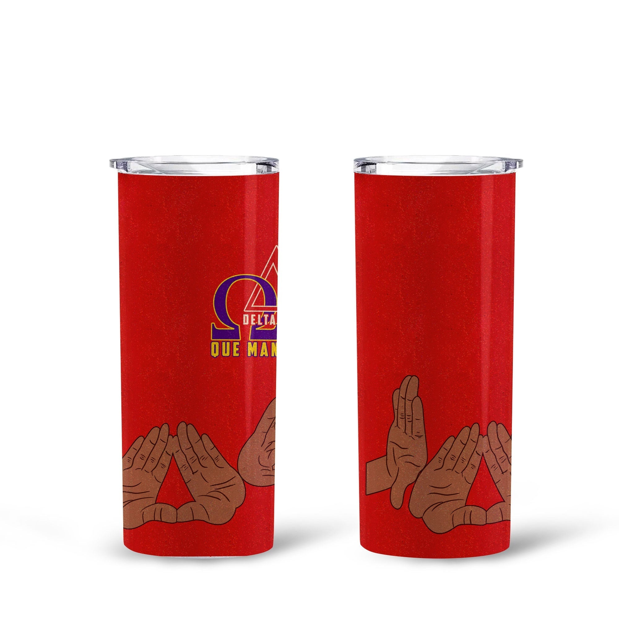 Custom DST & OPP Tall Glitter Tumbler Coleman Love Style