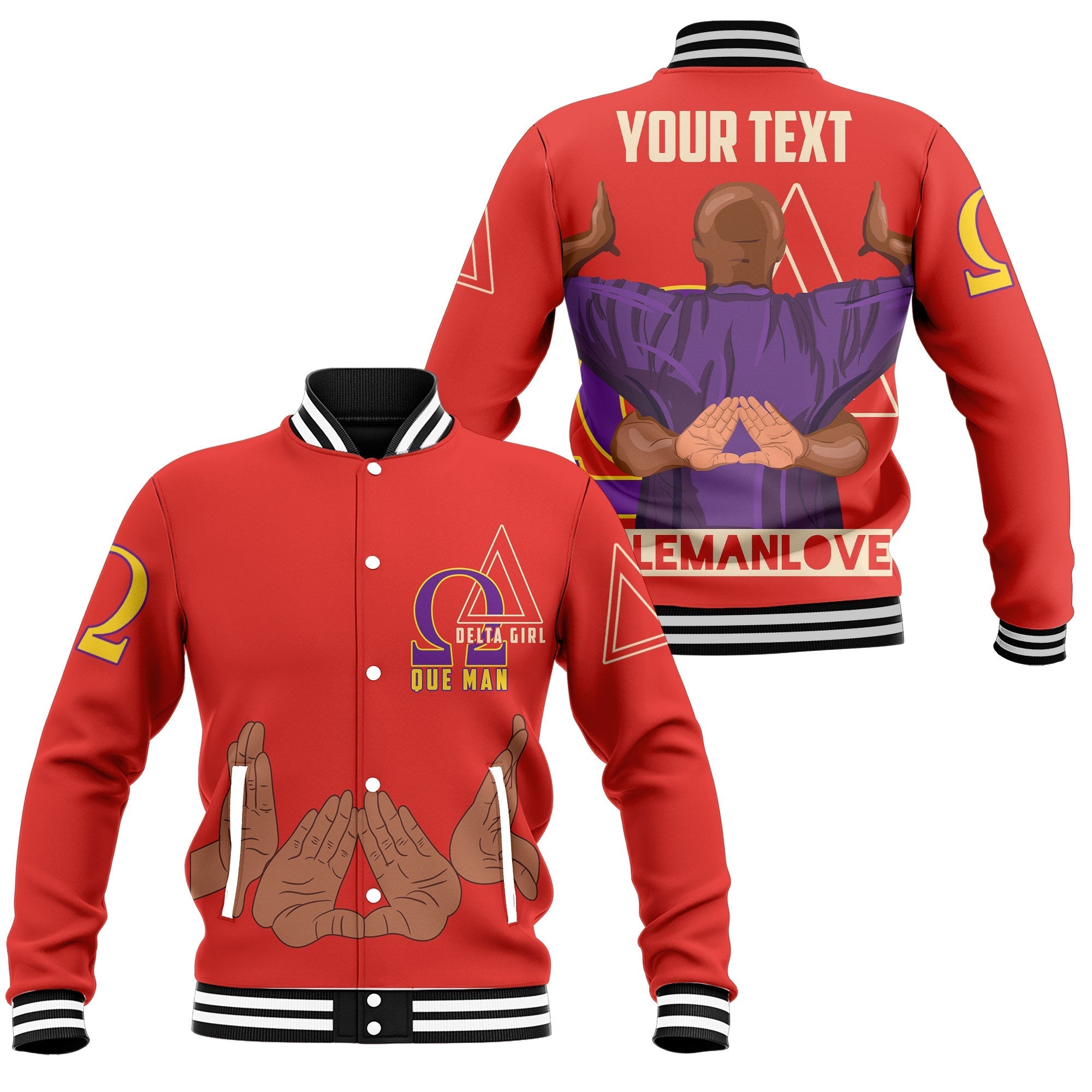 Custom DST & OPP Baseball Jacket Coleman Love Style