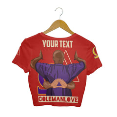 Custom DST & OPP Crop Top T Shirt Coleman Love Style