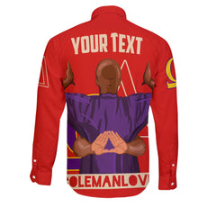 Custom DST & OPP Long Sleeve Button Shirt Coleman Love Style