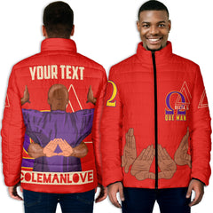 Custom DST & OPP Men Padded Jacket Coleman Love Style