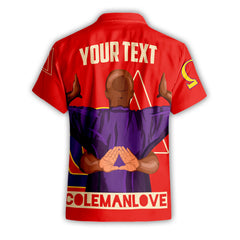 Custom DST & OPP Short Sleeve Shirt Coleman Love Style