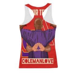 Custom DST & OPP Women Tank Top Coleman Love Style