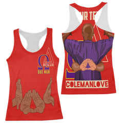 Custom DST & OPP Women Tank Top Coleman Love Style