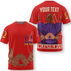 Custom DST & OPP T Shirt Coleman Love Style