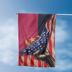 American Angolan Flag, US And Angola Polyester The Original Style 3