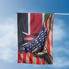 American Kenyan Flag, US And Kenya Polyester The Original Style 3