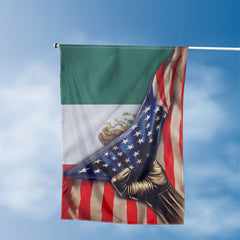 American Mexican Flag, US And Mexico Polyester The Original Style 3