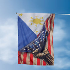 American Filipino Flag, US And Philippines Polyester The Original Style 3