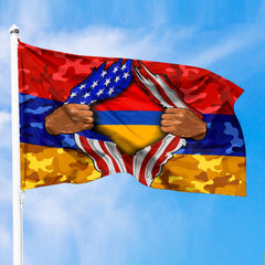 Armenia Premium Flag Armenia Is Part Of The America Special Camouflage Style