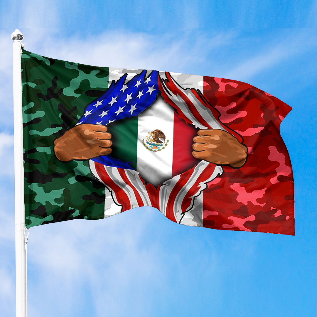 Mexico Premium Flag Mexico Is Part Of The America Special Camouflage Style