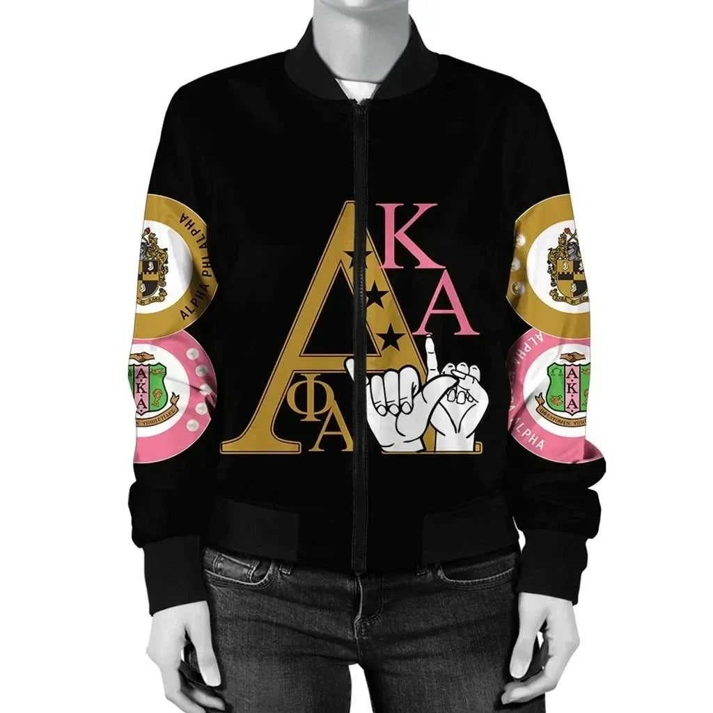 Alpha Phi Alpha AKA Bomber Jacket