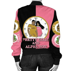 Alpha Phi Alpha AKA Couple Bomber Jacket