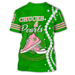 AKA Sorority K.H Pearls T-Shirt